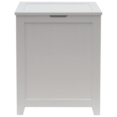 Redmon Contemporary Wooden Clothes Hamper for Bedroom & Laundry Room (Open Box)