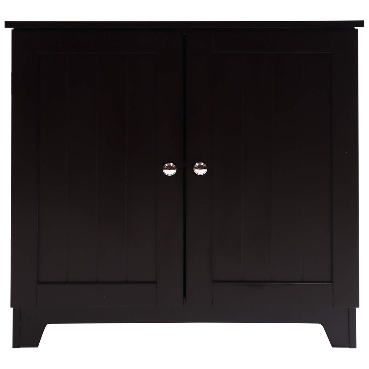 Redmon Contemporary Double Door Cabinet, Modern Wooden Furniture, (Open Box)