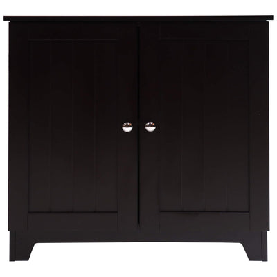 Redmon Contemporary Double Door Cabinet, Modern Wooden Furniture, (Open Box)