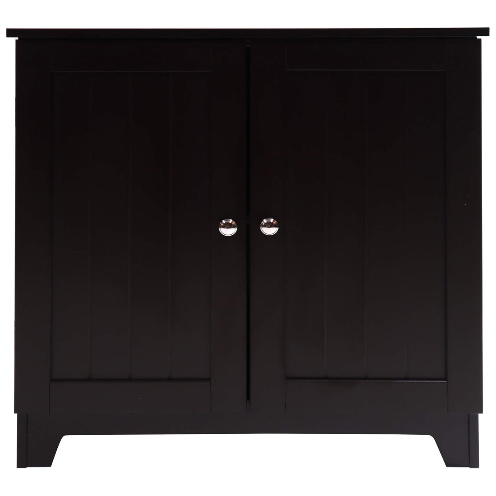 Redmon Contemporary Double Door Cabinet, Modern Wooden Furniture, (Open Box) - VMInnovations