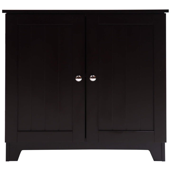Redmon Contemporary Double Door Cabinet, Modern Wooden Furniture, (Open Box) - VMInnovations