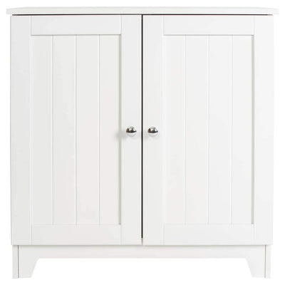 Redmon Double Door Freestanding Floor Cabinet, Modern Wooden Furniture(Open Box) - VMInnovations
