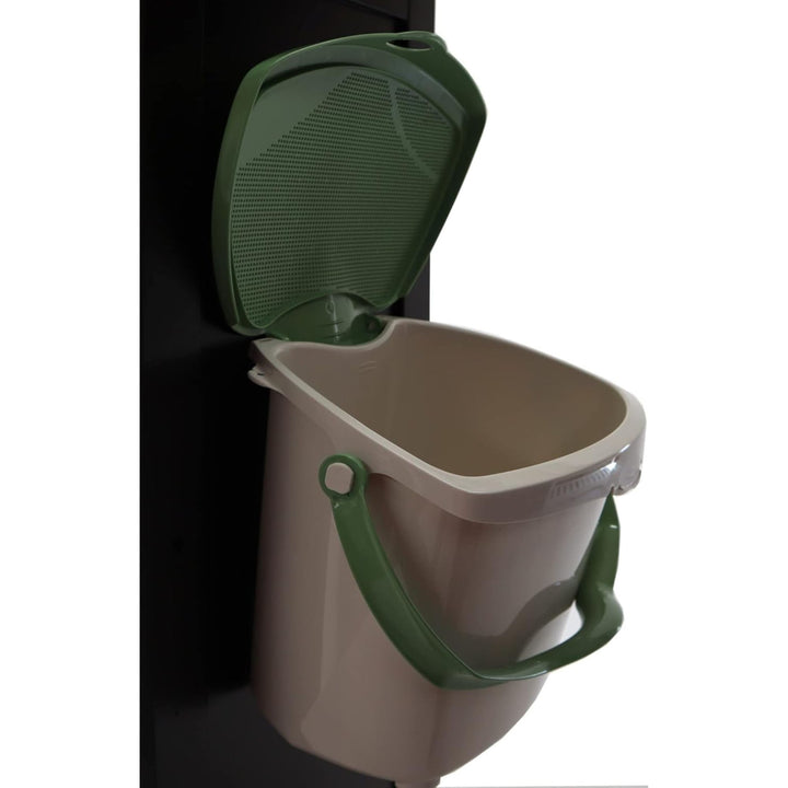 Redmon 1.9 Gallon Kitchen Compost Bin for Food Scraps Odor Control Lid, 25 Pack