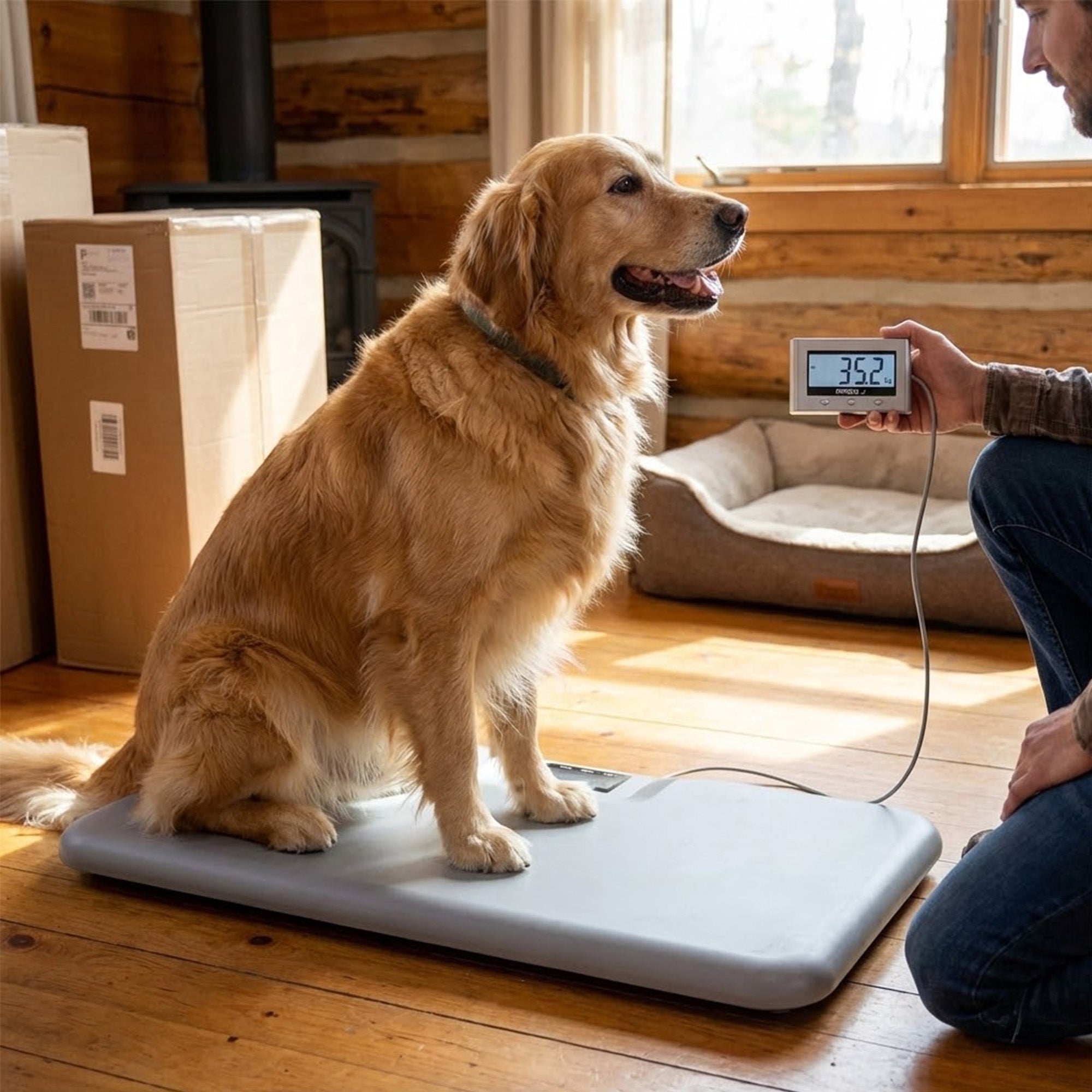 Redmon XL Field Digital Pet & Package Scale w/ Remote Display, Grey (Open Box)