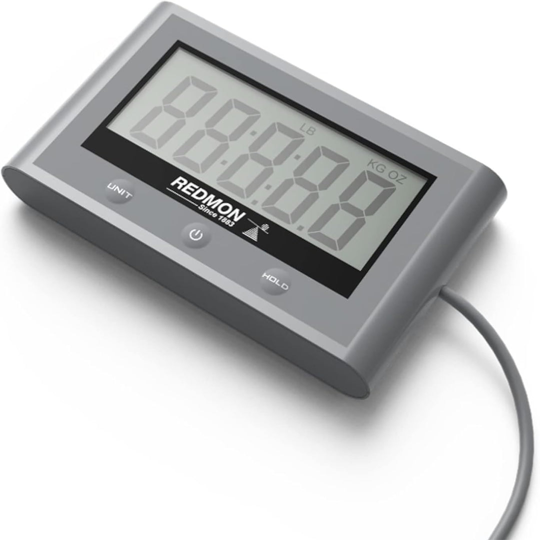 Redmon XL Field Scale with Remote Display, Digital Pet and Package Scale, Grey