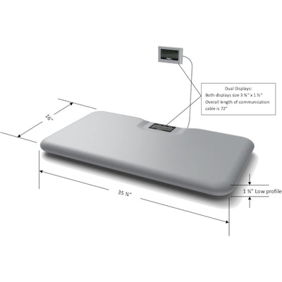 Redmon XL Field Digital Pet & Package Scale w/ Remote Display, Grey (Open Box) - VMInnovations