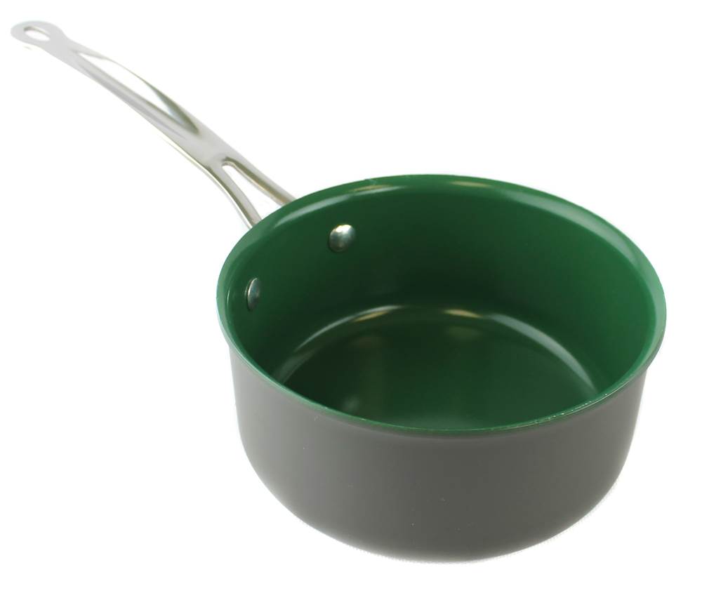 Telebrands Orgreenic 10-Pc Anodized NonStick Cookware Set Pans Pots (Open Box)