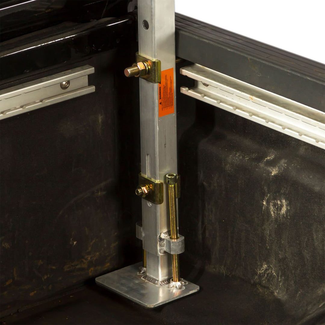 Elevate Outdoor Adjustable Aluminum Ladder Rack for Pickup Trucks, Universal Fit