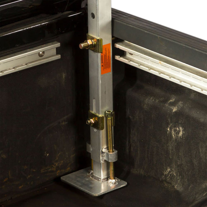 Elevate Outdoor Adjustable Aluminum Ladder Rack for Pickup Trucks, Universal Fit