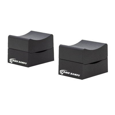 Race Ramps 10" Adjustable Wheel Cribs Car Maintenance Display, RR-WC-0-2, Black - VMInnovations