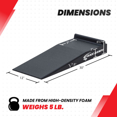 Race Ramps Trax-Jax with 1.5" Stop for Low Profile Vehicles, 3" Lift, Set of 2
