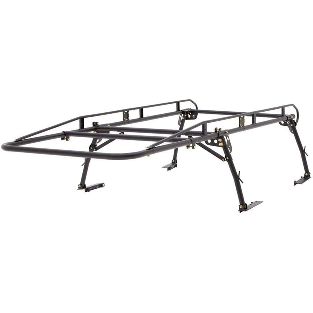 Elevate Outdoor Powder Coated Steel Over Cap Truck Rack, Adjustable to 75" Wide