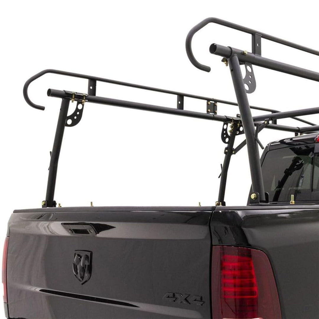 Elevate Outdoor Powder Coated Steel Over Cap Truck Rack, Adjustable to 75" Wide