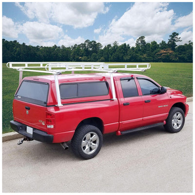 Elevate Outdoor Adjustable Universal Aluminum Pickup Truck Cap Rack (Open Box)