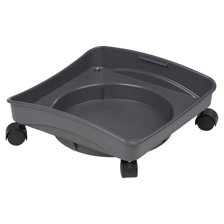 Mighty Tuff Pet Food Storage Container with Rolling Dolly and Scoop, 13 Gal - VMInnovations