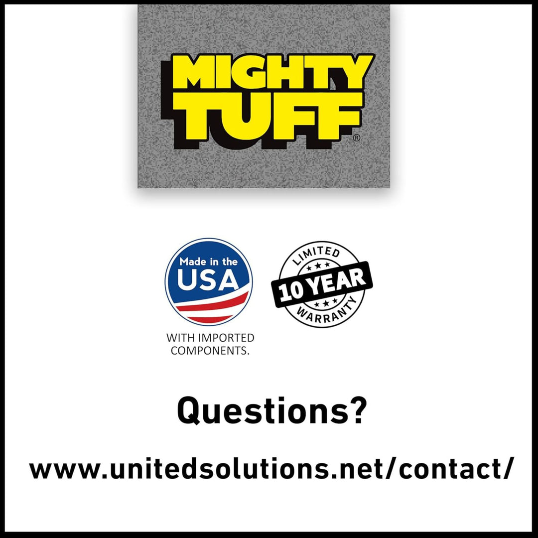 Mighty Tuff Pet Food Storage Container with Rolling Dolly and Scoop, 13 Gal - VMInnovations