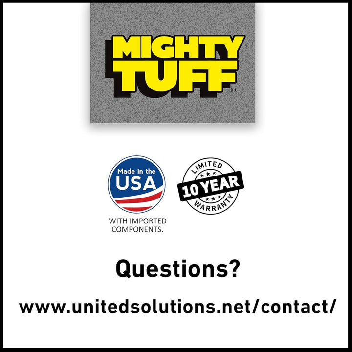 Mighty Tuff Pet Food Storage Container with Rolling Dolly and Scoop, 13 Gal - VMInnovations