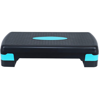Fitvids Adjustable Aerobic Stepper Platform, Non-Slip 27", Black/Gray (Used) - VMInnovations