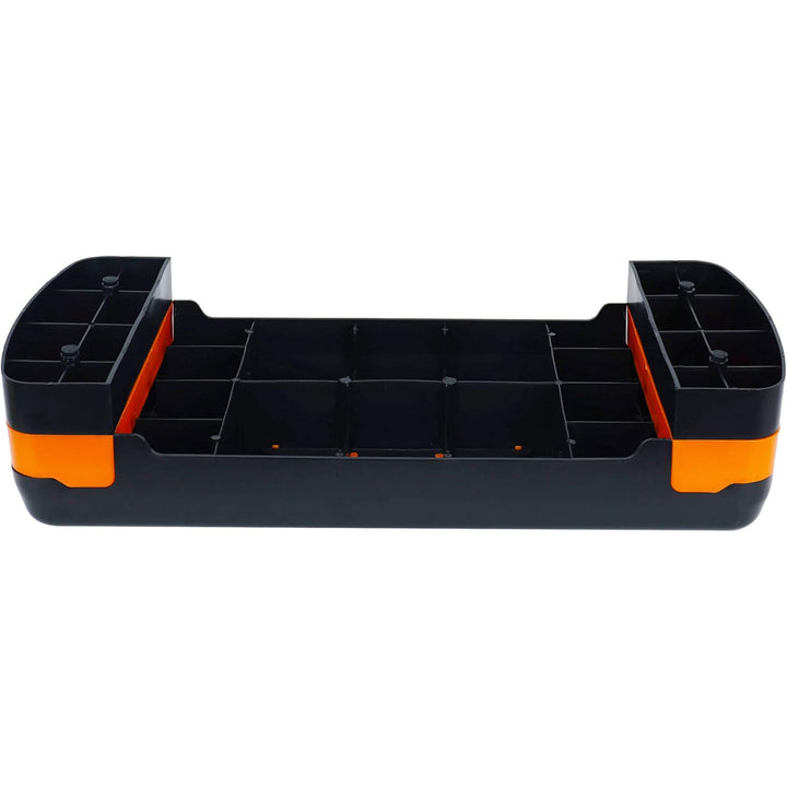 Fitvids Adjustable Aerobic Stepper Platform, Non-Slip Workout, 27", Black/Orange