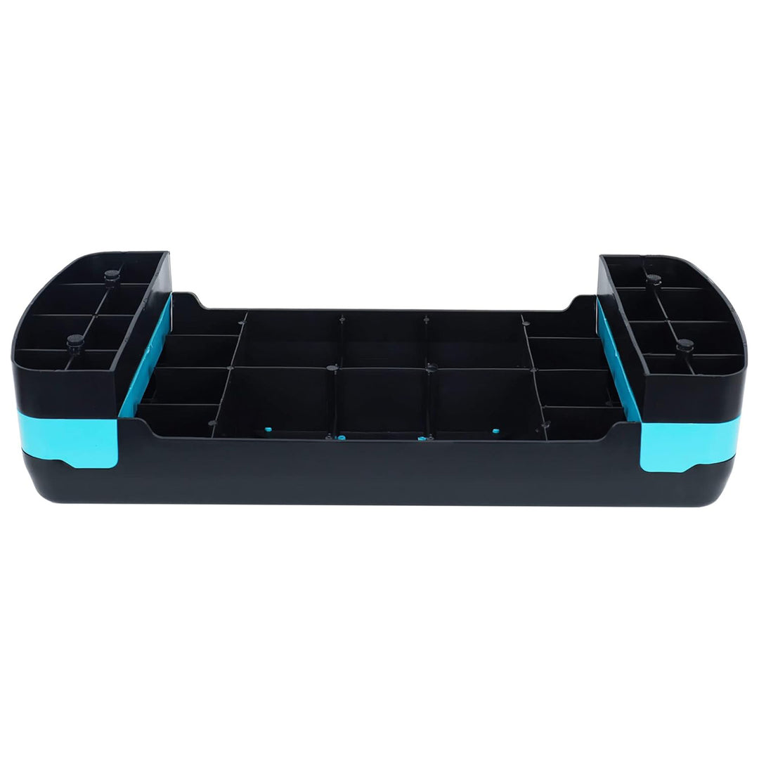 Fitvids Adjustable Aerobic Stepper Platform, Non-Slip Workout, 27", Black/Blue