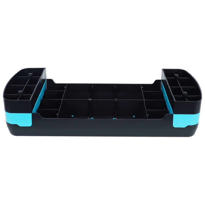 Fitvids Adjustable Aerobic Stepper Platform, Non-Slip Workout, 27", Black/Blue
