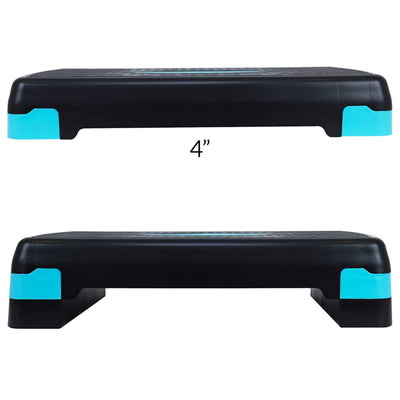 Fitvids Adjustable Aerobic Stepper Platform, Non-Slip Workout, 27" (Open Box)