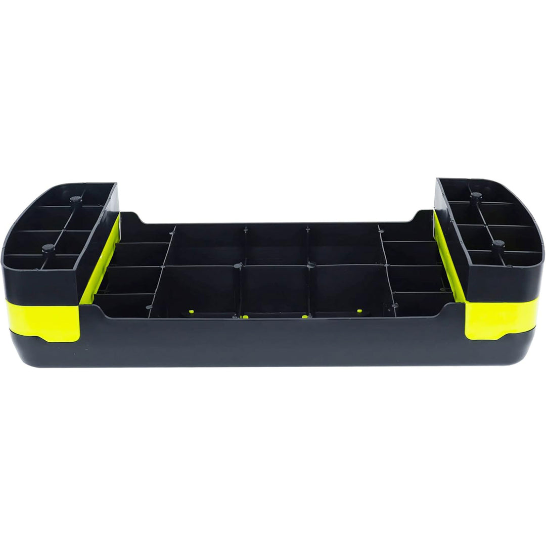 Fitvids Adjustable Aerobic Stepper Platform, Non-Slip Workout, 27", Black/Lemon