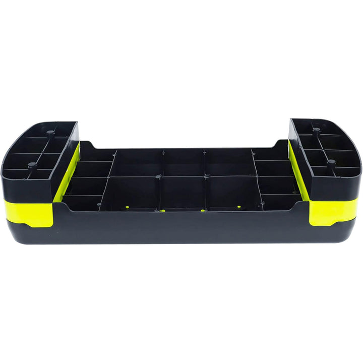 Fitvids Adjustable Aerobic Stepper Platform, Non-Slip Workout, 27", Black/Lemon