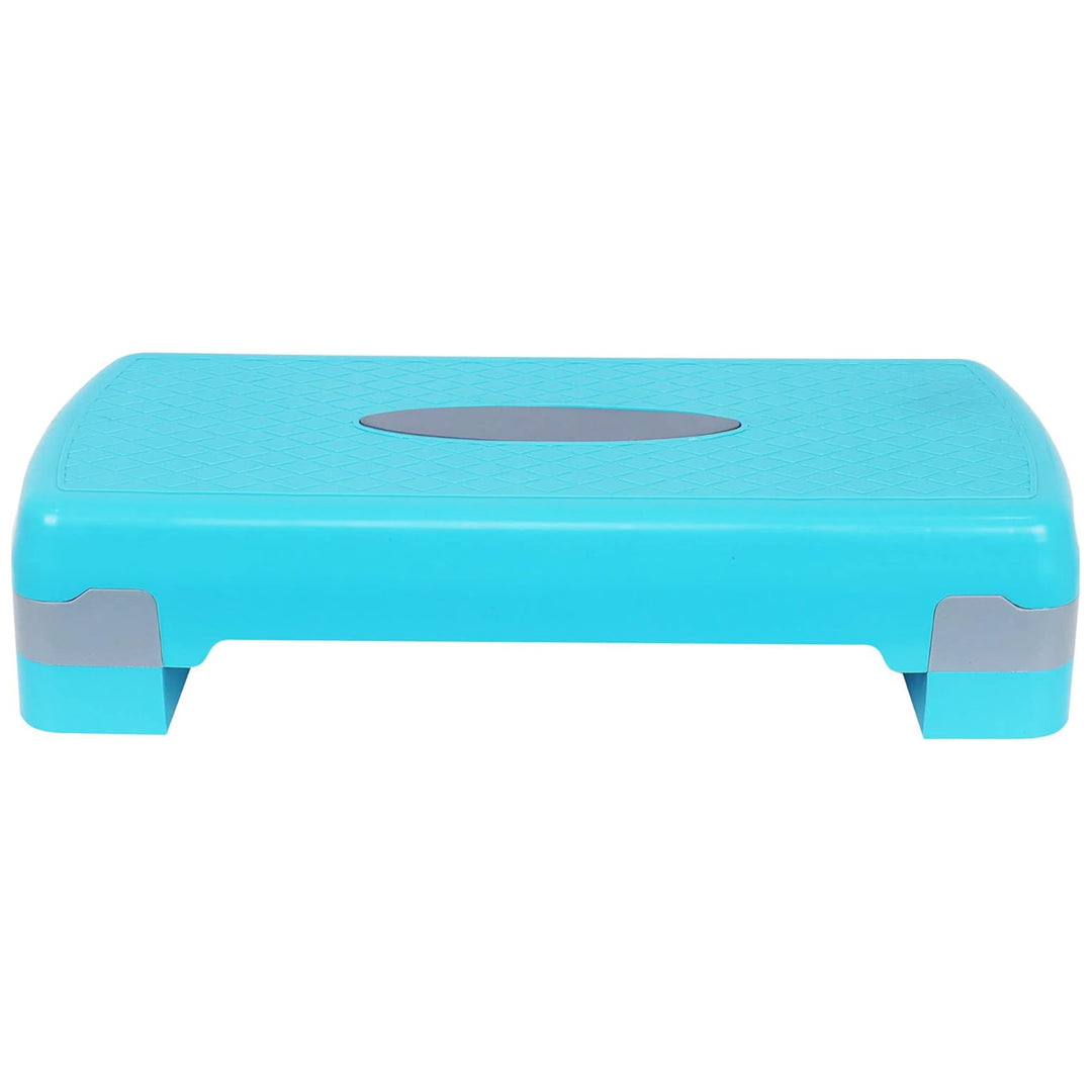 Fitvids Adjustable Aerobic Stepper Platform, Non-Slip Workout, 27", Blue/Gray