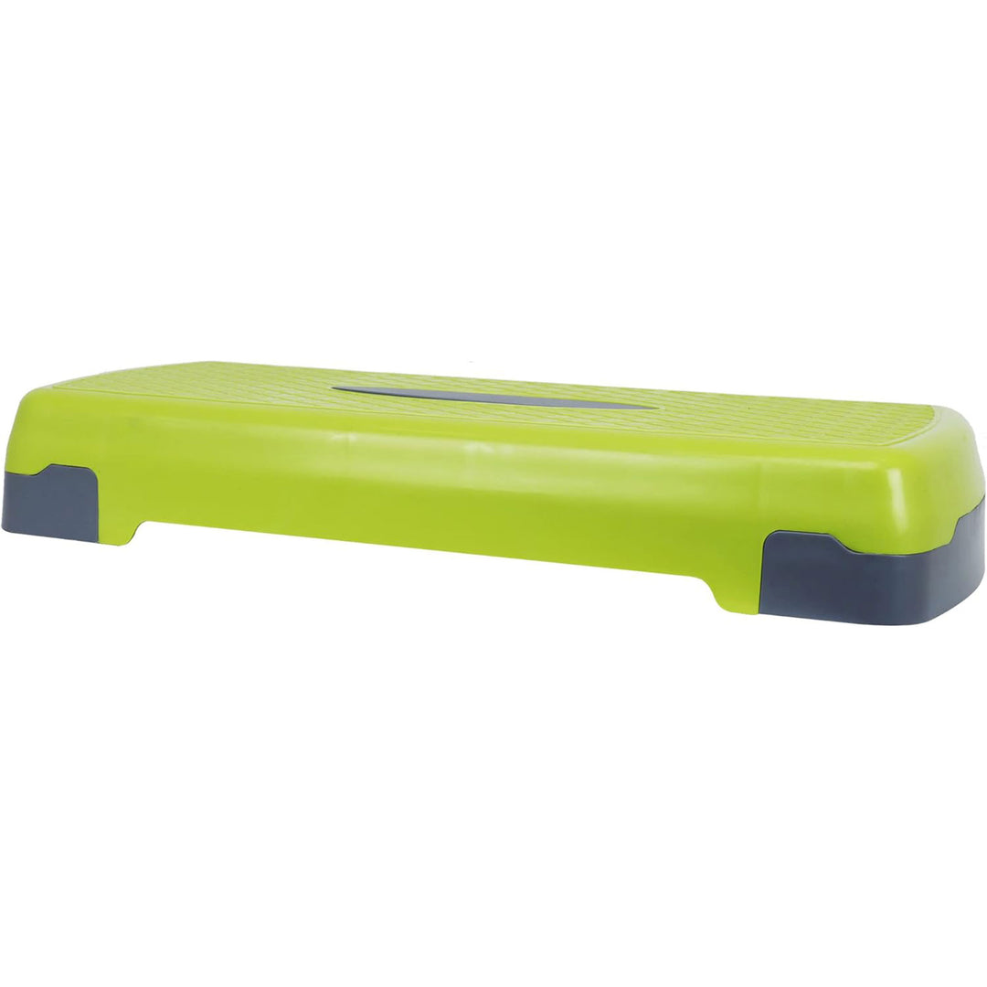 Fitvids Adjustable Aerobic Stepper Platform, Non-Slip Workout, 27", Lemon/Gray