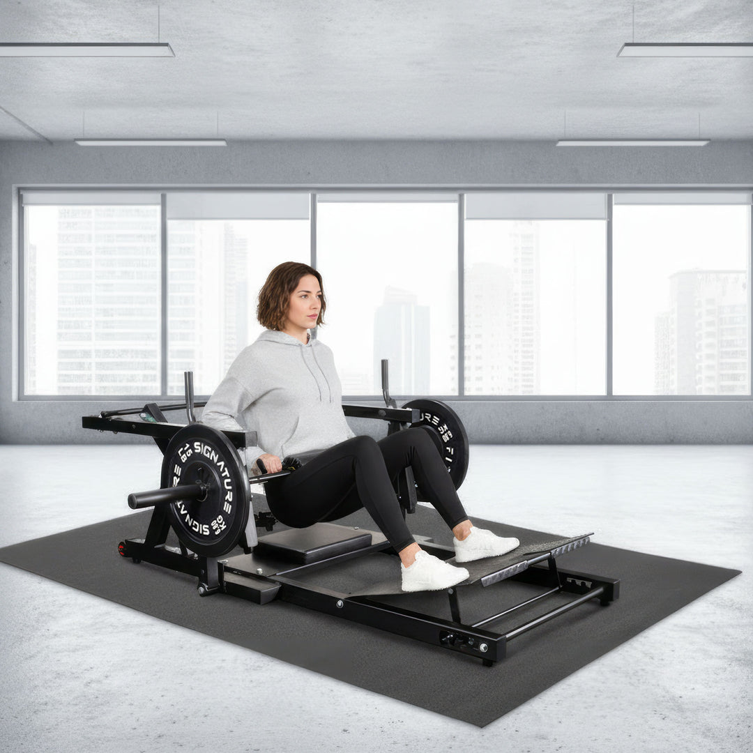 BalanceFrom Fitness Hip Thrust Machine, Adjustable Synclock Lever for Home Gym