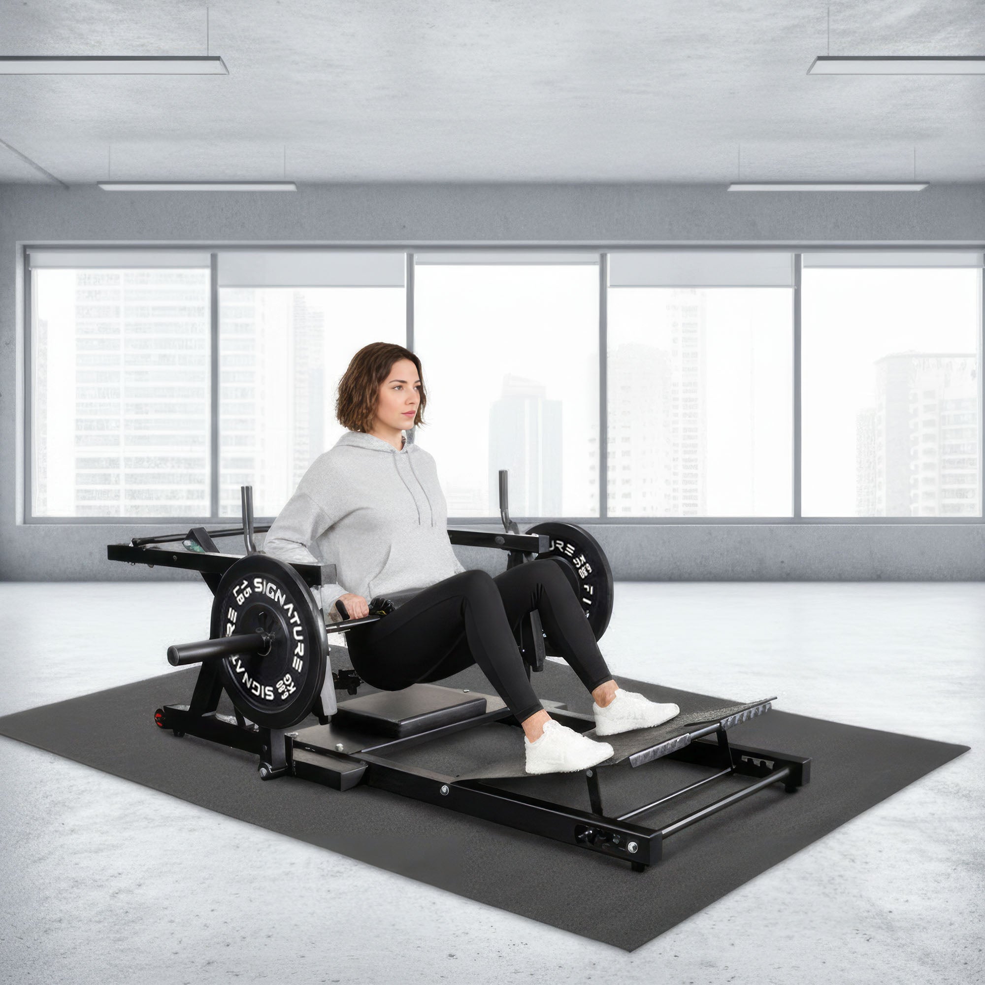 BalanceFrom Fitness Hip Thrust Machine, Adjustable Synclock Lever for Home Gym - VMInnovations