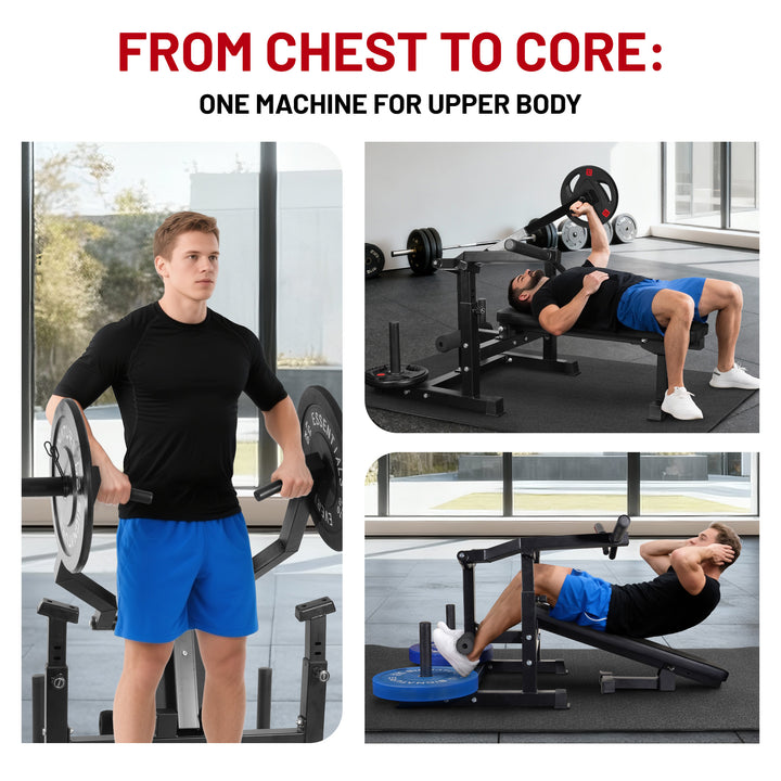 BalanceFrom Fitness Chest Press Machine, Adjustable Home Gym Equipment