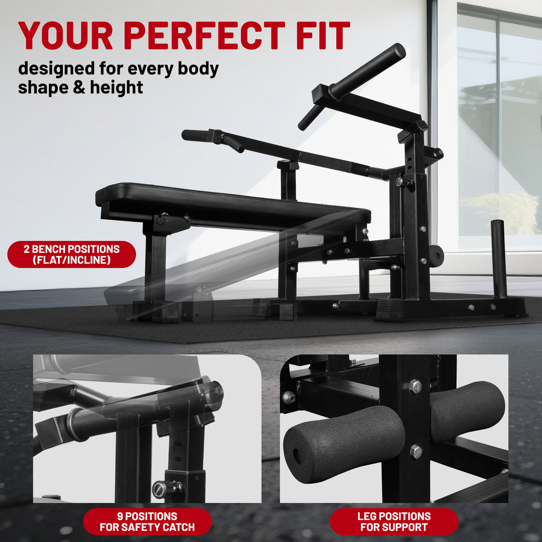BalanceFrom Fitness Chest Press Machine, Adjustable Home Gym Equipment