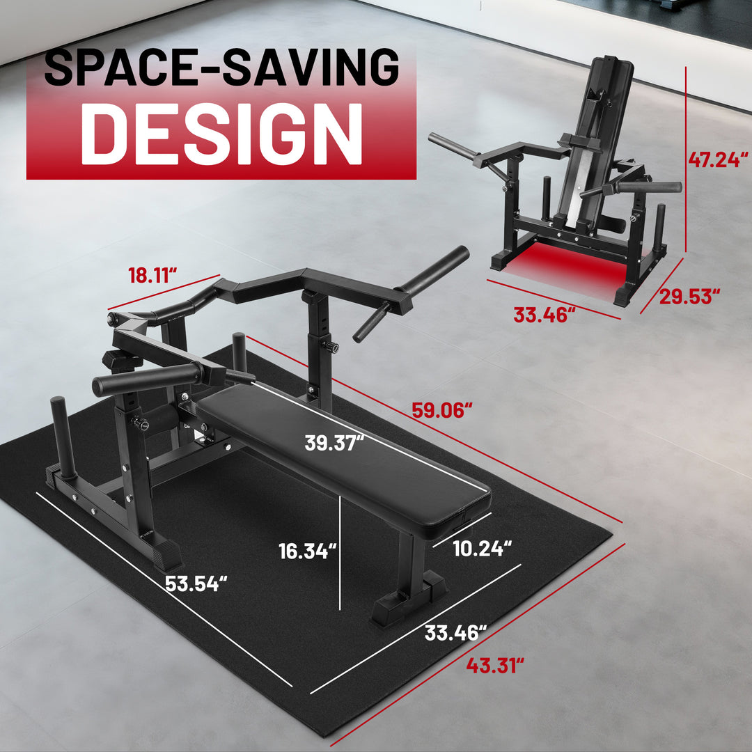 BalanceFrom Fitness Chest Press Machine, Adjustable Home Gym Equipment