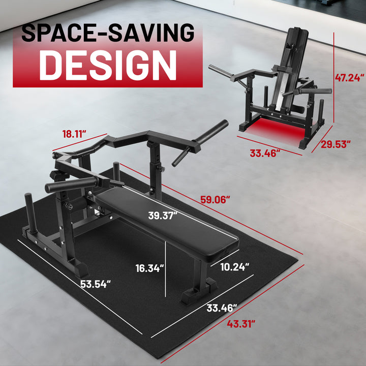 BalanceFrom Fitness Chest Press Machine, Adjustable Home Gym Equipment