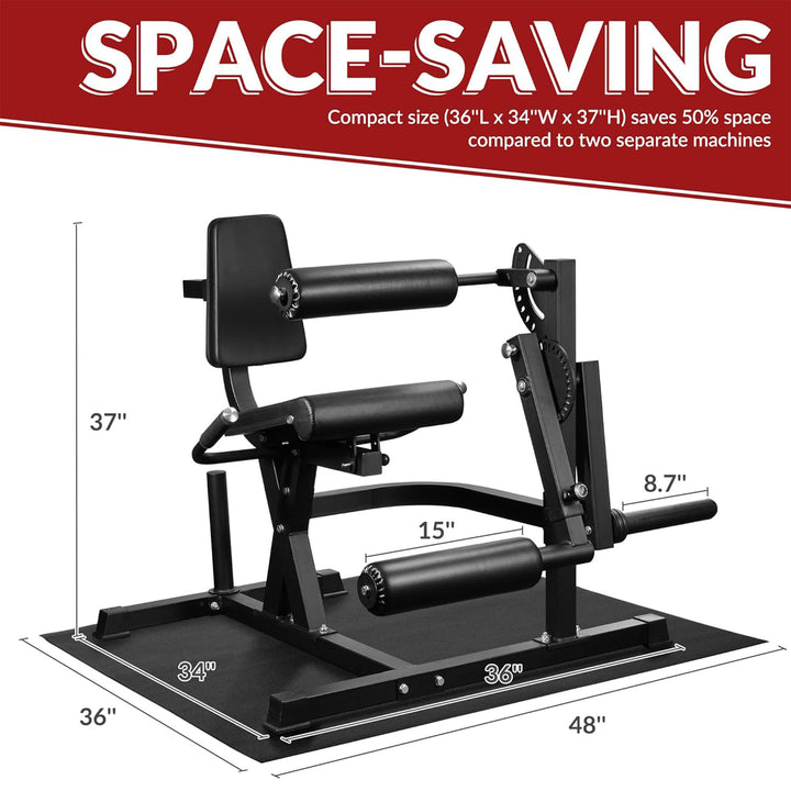BalanceFrom Fitness Leg Extension & Curl Machine, Adjustable Home Gym Equipment