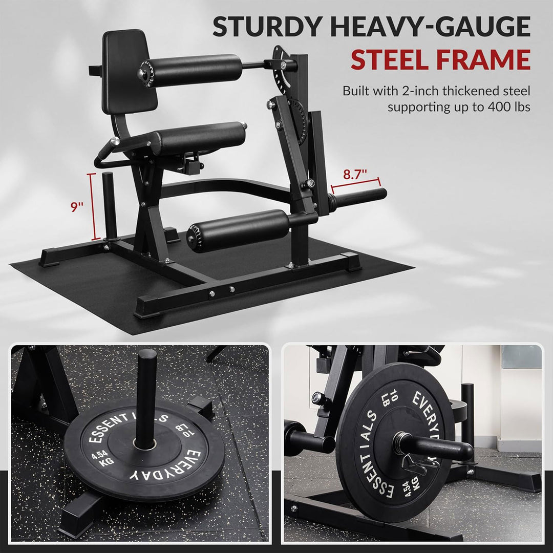 BalanceFrom Fitness Leg Extension & Curl Machine, Adjustable Home Gym Equipment