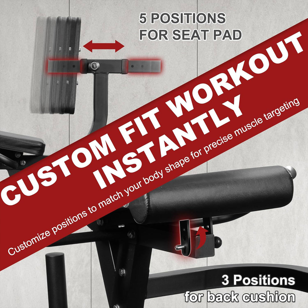 BalanceFrom Fitness Leg Extension & Curl Machine, Adjustable Home Gym Equipment