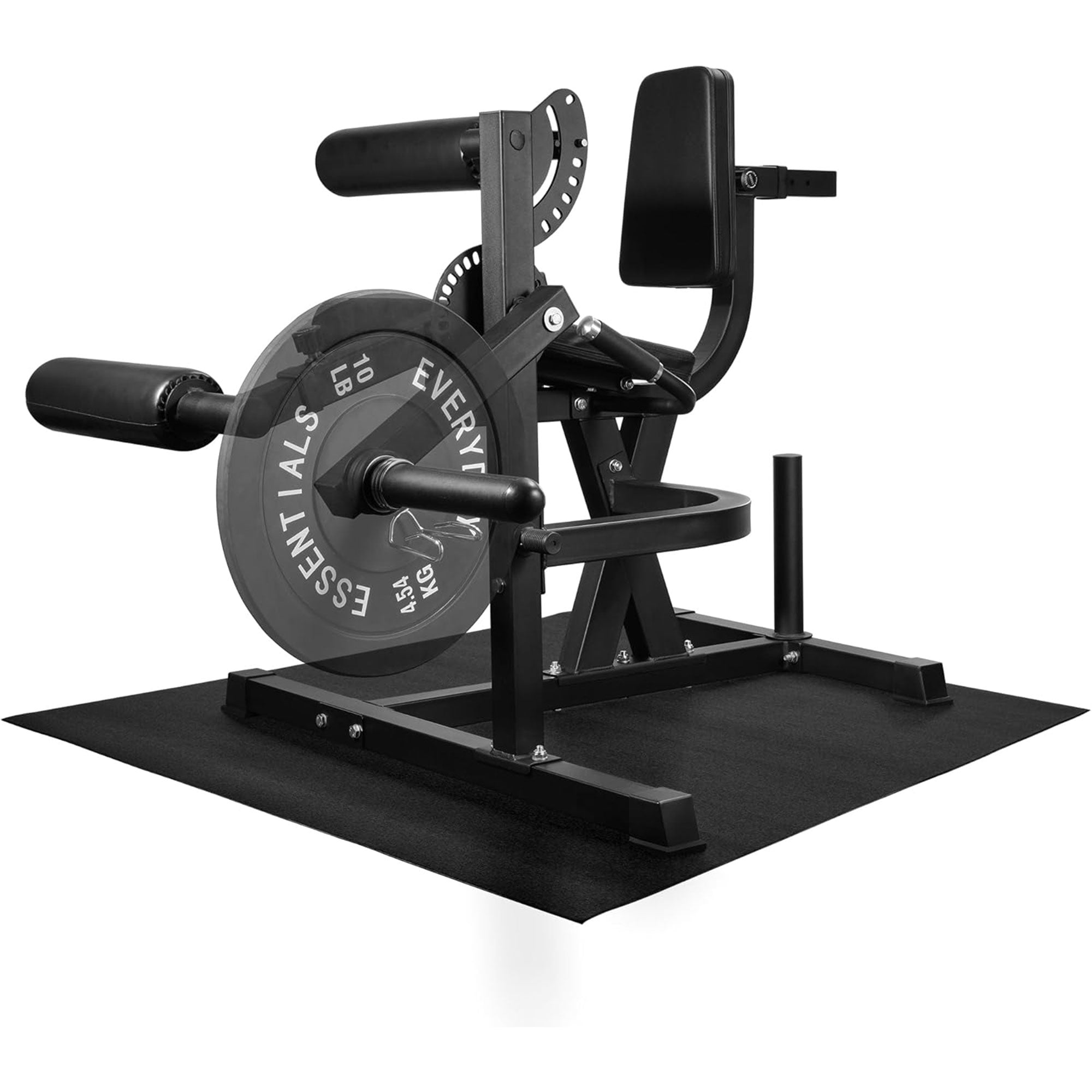 Fitness Leg Extension & Curl Machine, Adjustable Home Gym Equipment (Open Box)