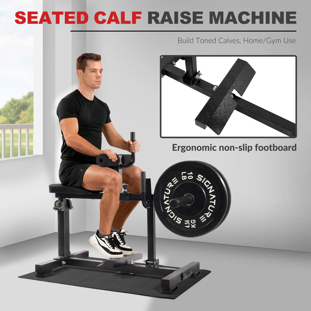 BalanceFrom Fitness Adjustable Seated Calf Raise Machine, Home Gym Equipment