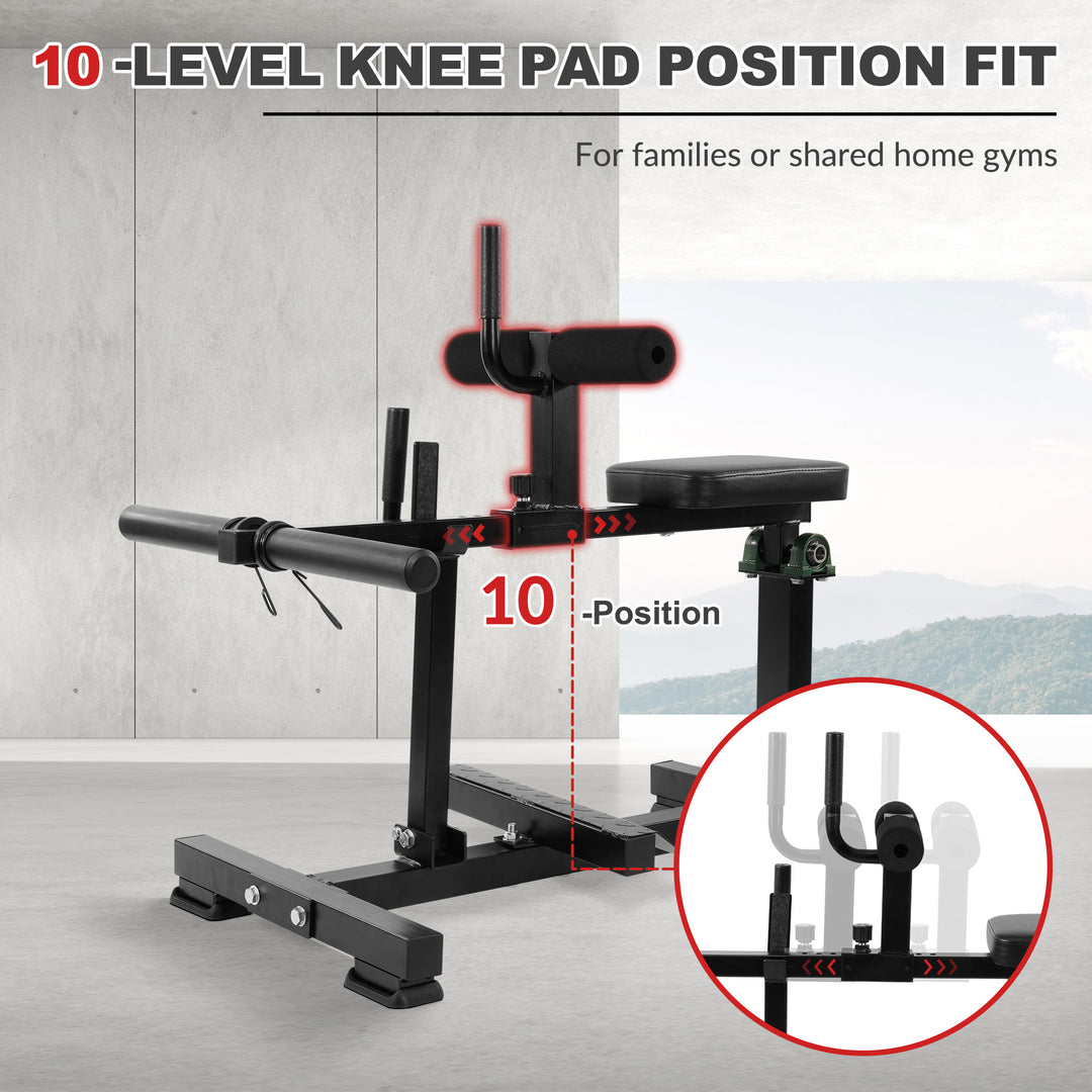 BalanceFrom Fitness Adjustable Seated Calf Raise Machine, Home Gym Equipment