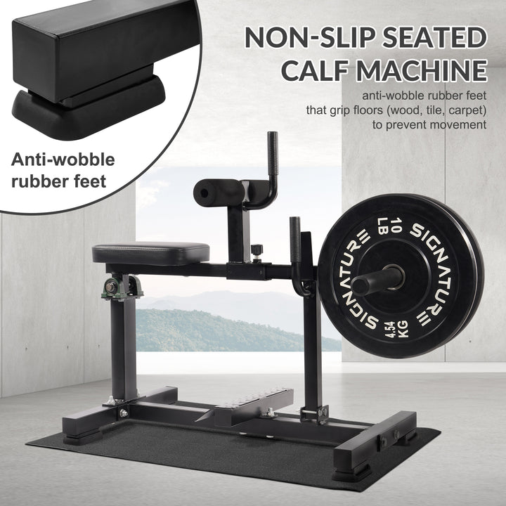BalanceFrom Fitness Adjustable Seated Calf Raise Machine, Home Gym Equipment