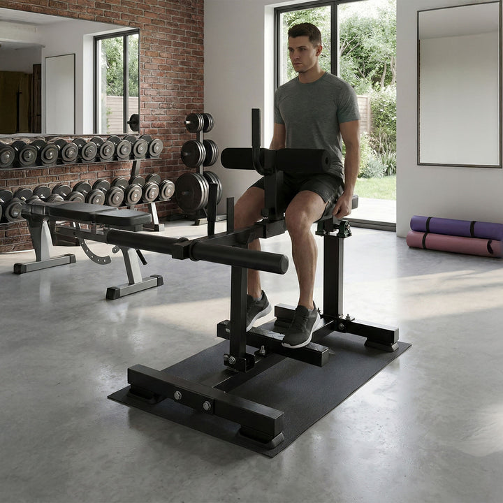 BalanceFrom Fitness Adjustable Seated Calf Raise Machine, Home Gym Equipment