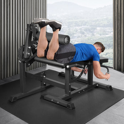 BalanceFrom Fitness 2-in-1 Lying Leg Extension and Curl Gym Equipment (Open Box)