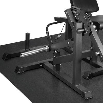 BalanceFrom Fitness 2-in-1 Lying Leg Extension and Curl Gym Equipment (Open Box)