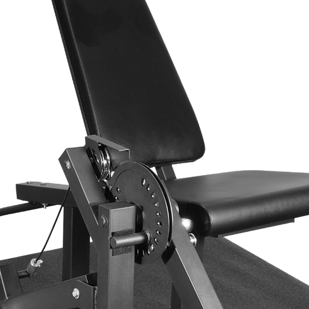 BalanceFrom Fitness 2-in-1 Lying Leg Extension and Curl Machine Gym Equipment