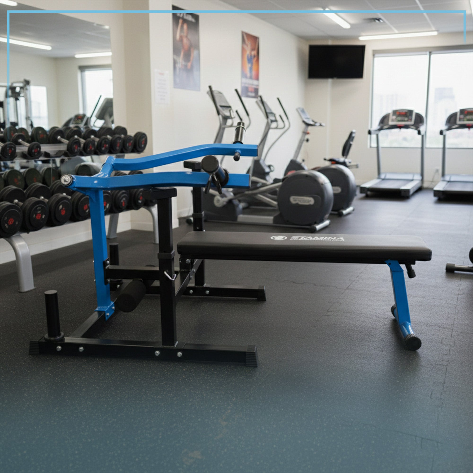 Stamina Bench Press Machine with Adjustable Angle for Home Strength Training - VMInnovations