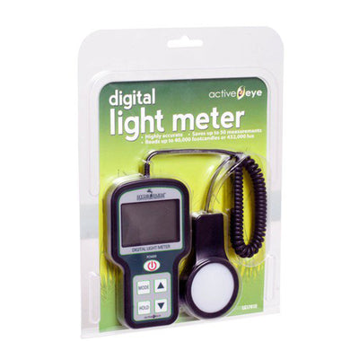 Active Eye Digital Hand-Held Sunlight Light Meters (Footcandles) w/Case (4 Pack) - VMInnovations