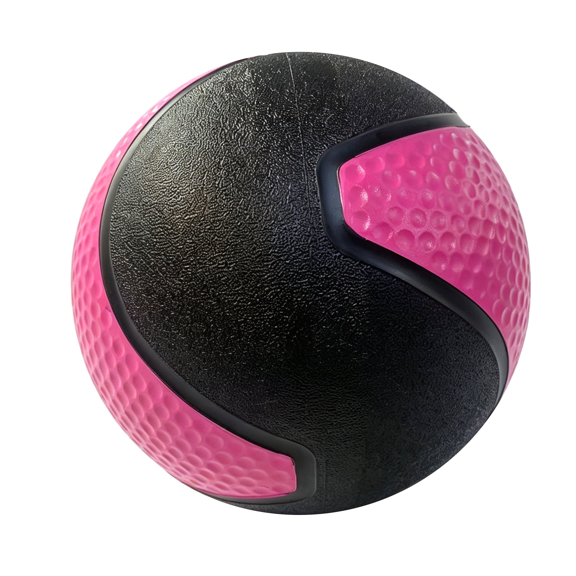Fitvids 4 lb Dual-Texture Medicine Ball for Core and Strength Training, Pink